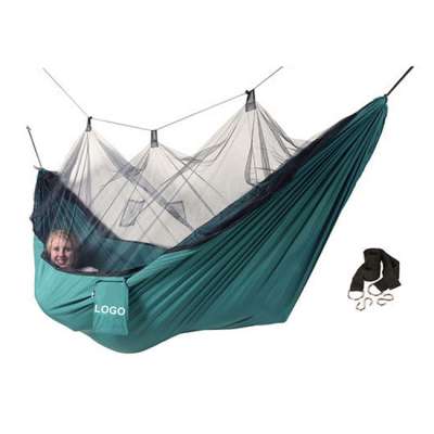 Customization Nylon Wholesale Portable with Mosquito Net Lightweight Camping Hammock