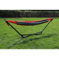 Outdoor patio garden  portable hammock bed with Camping foldable and adjustable hammock stand